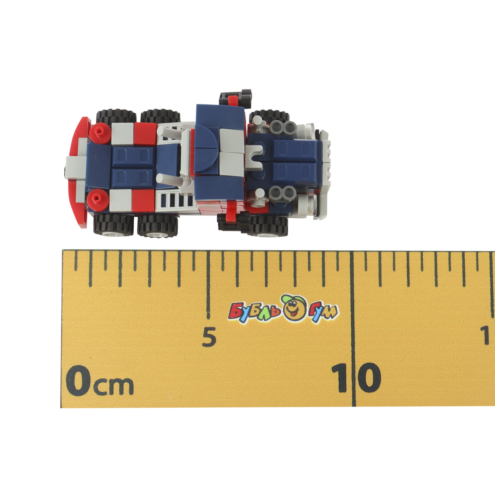 Tamano real del modelo armado GAOMISI T1045 comparado con una regla
