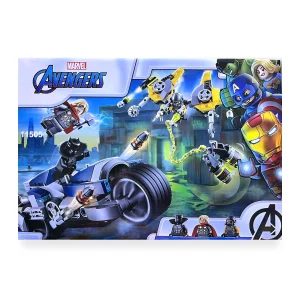 Caja del set Avengers Speeder Bike Attack 11505 de 244 piezas con moto armable y tres mini figuras