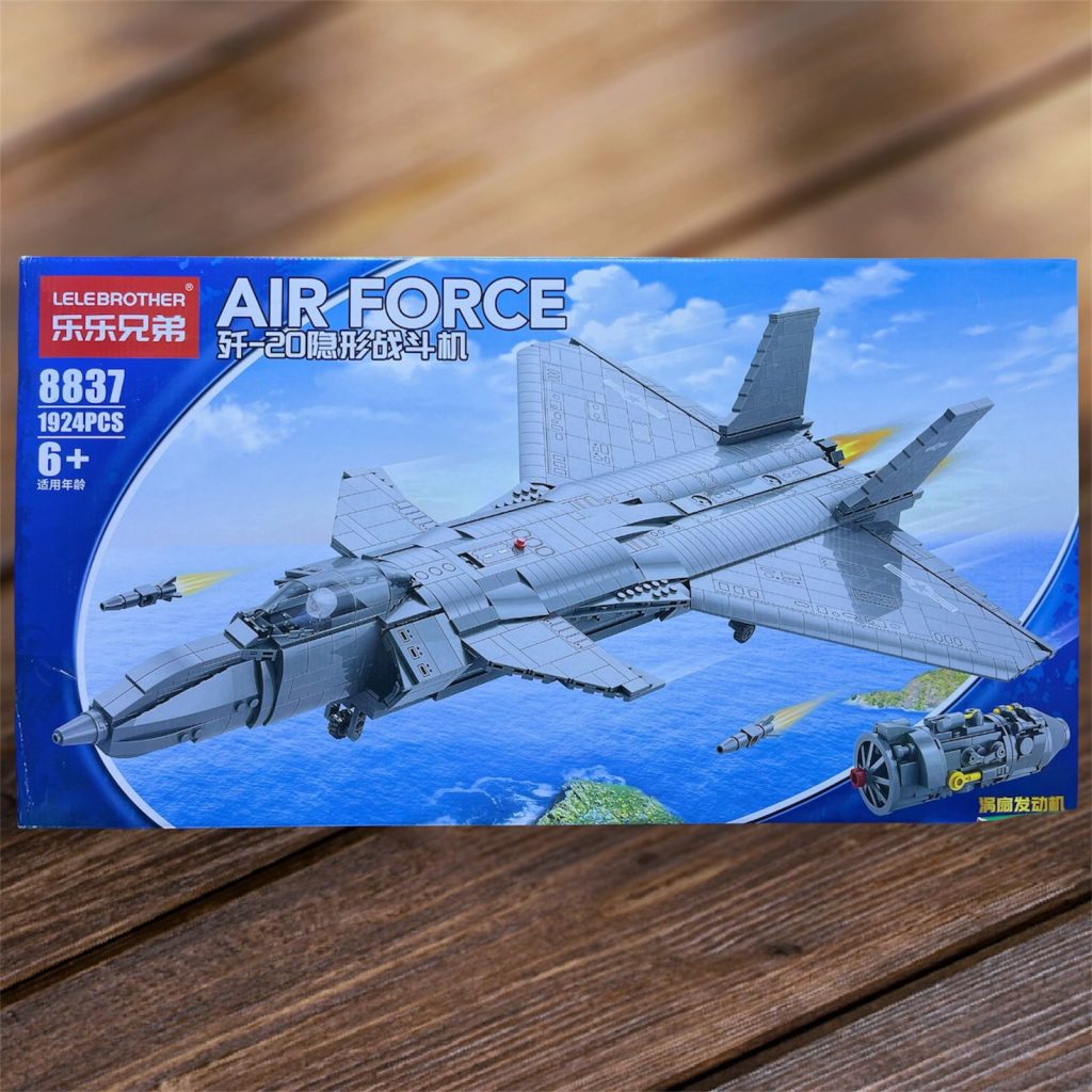 Caza Furtivo J-20 Air Force 8837 (1,924 piezas)