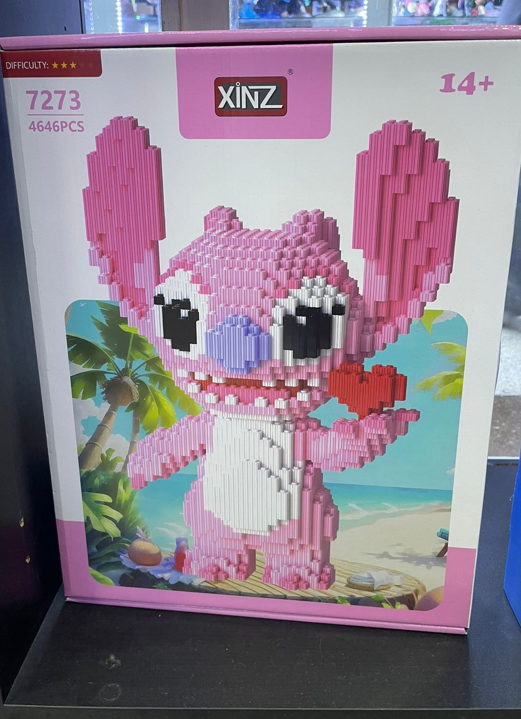 Caja de la figura armable Disney Angel XINZ 7273 de 4646 piezas