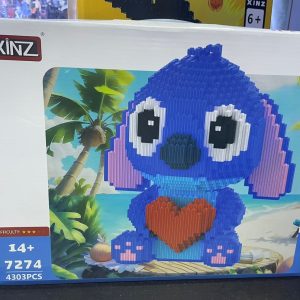 Caja de la figura armable Disney Stitch XINZ 7274 de 4303 piezas