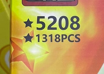 Logo XINZ modelo 5208 y 1318 piezas de la figura de Cell