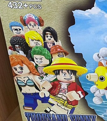 Personajes de One Piece incluidos en el set Thousand Sunny 6299