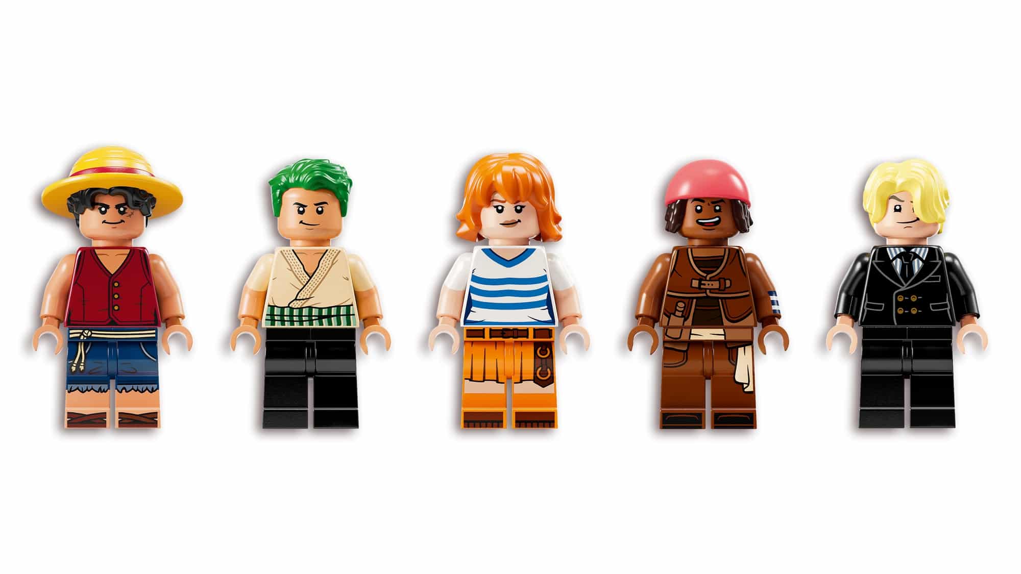 Mini figuras incluidas en el set One Piece Going Merry Pirate Ship 11339