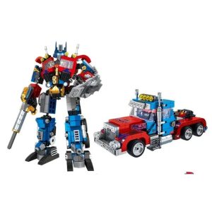 Optimus Prime Vajra Warrior 8 en 2 BB305 - robot y camion armable transformable