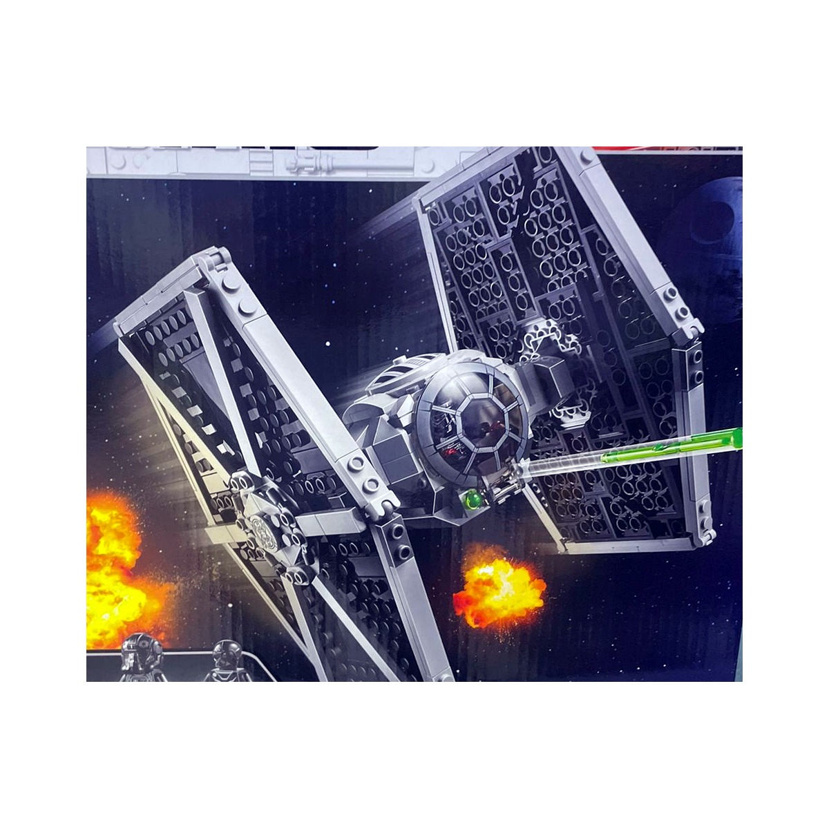 Detalle de nave Space Wars 60070A tipo Caza TIE Imperial