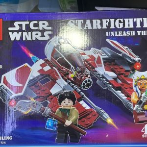 Caja del set armable Star Wars Ahsoka y Jedi Interceptor MG2193C de 305 piezas