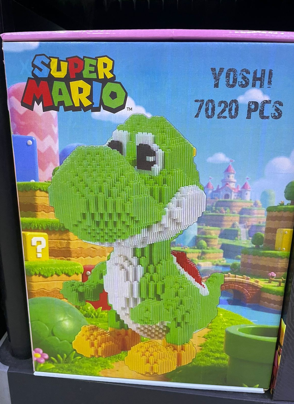 Caja de la figura armable Super Mario Yoshi de 7020 piezas en micro bloques